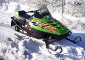 Typical Snowmobile A 1997 Arctic Cat ZR 580 Snowmobile