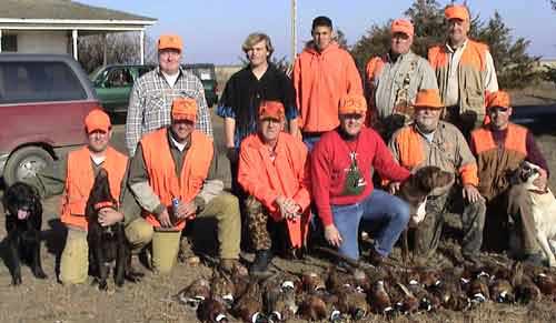 2004 group at the Lester Moeller Hunting Preserve