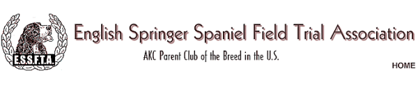 The OFFICIAL ESSFTA web site. The ESSFTA is comprised of and dedicated to people who love English Springer Spaniels. This web site aims to provide you with current and accurate information about this wonderful, versatile breed.